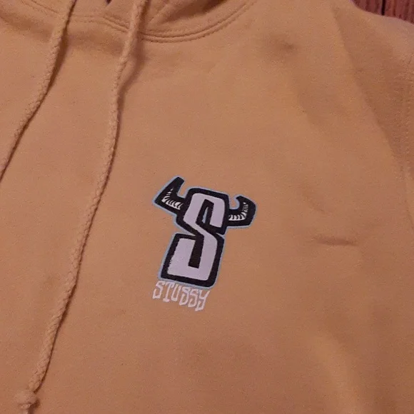 Stüssy Yellow Hoodie Size XS Stüssy - Picture 2 of 4